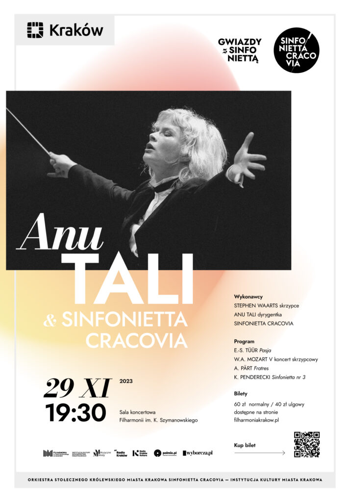 Anu Tali wystąpi w Filharmoni Krakowskiej